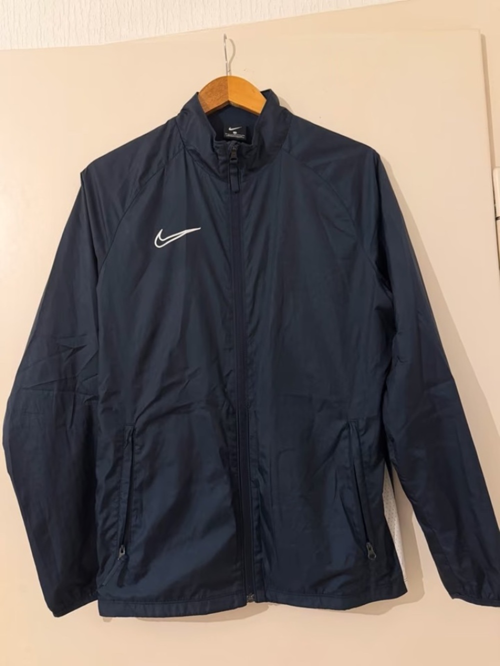 Nike Lightweight Track Jacket — Navy Blue, Size S